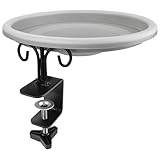 WILDLIFE FRIEND Vogeltränke hängend für Balkongeländer - frostsicher, Vogelbad Balkon, XL Vogelbad Garten für Wildvögel, Wassertränke für Vögel - Vogelwassertränken - Vogelbadewanne für Balkongeländer