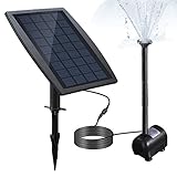Anself Solar-Versorgungspanel, Landschaft, Brunnen, Pool, Garten, Pluggable, Solarenergie, dekorative Pumpe
